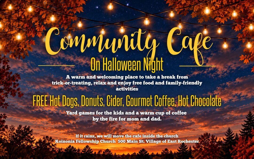 Community Cafe on Halloween Night